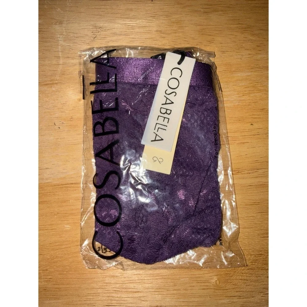 Cosabella NSN Comfort Micro Brief Zaadi Purple Lace Men's Underwear Size XL